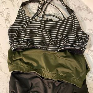 Victoria secret sports bras cross back